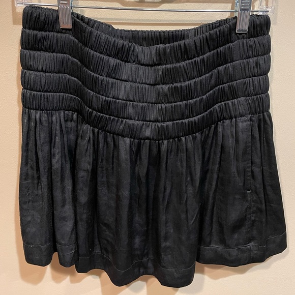 Aritzia Wilfred Super High Waist Black Flowy Skirt - Picture 3 of 10